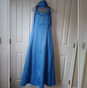 Blue Bridal Dress